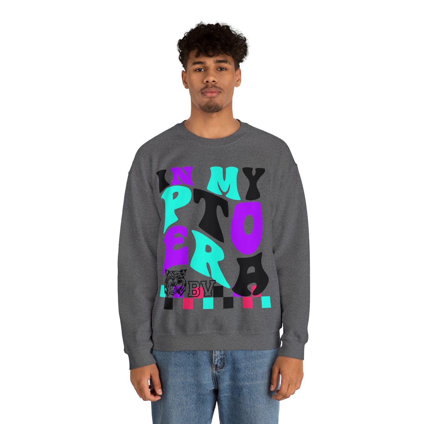 PTO Era Adult Crewneck Sweatshirt (Teal Logo)