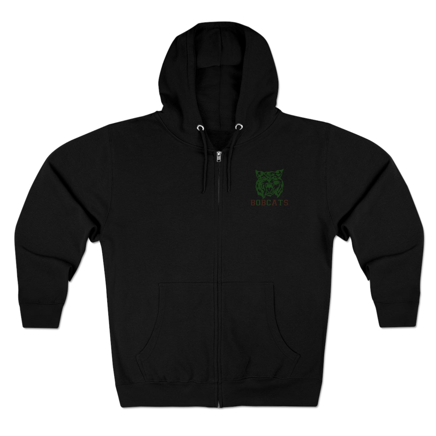 Bobcats Adult Zip-up Hoodie