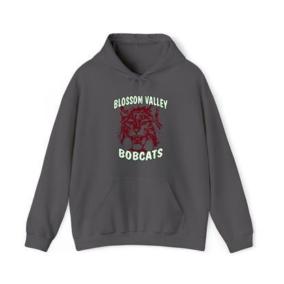 Old School Bobcats Adult Hoodie