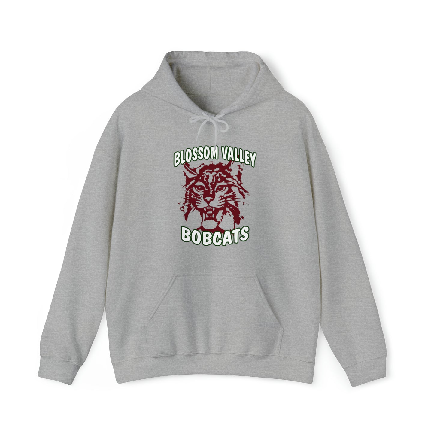 Old School Bobcats Adult Hoodie