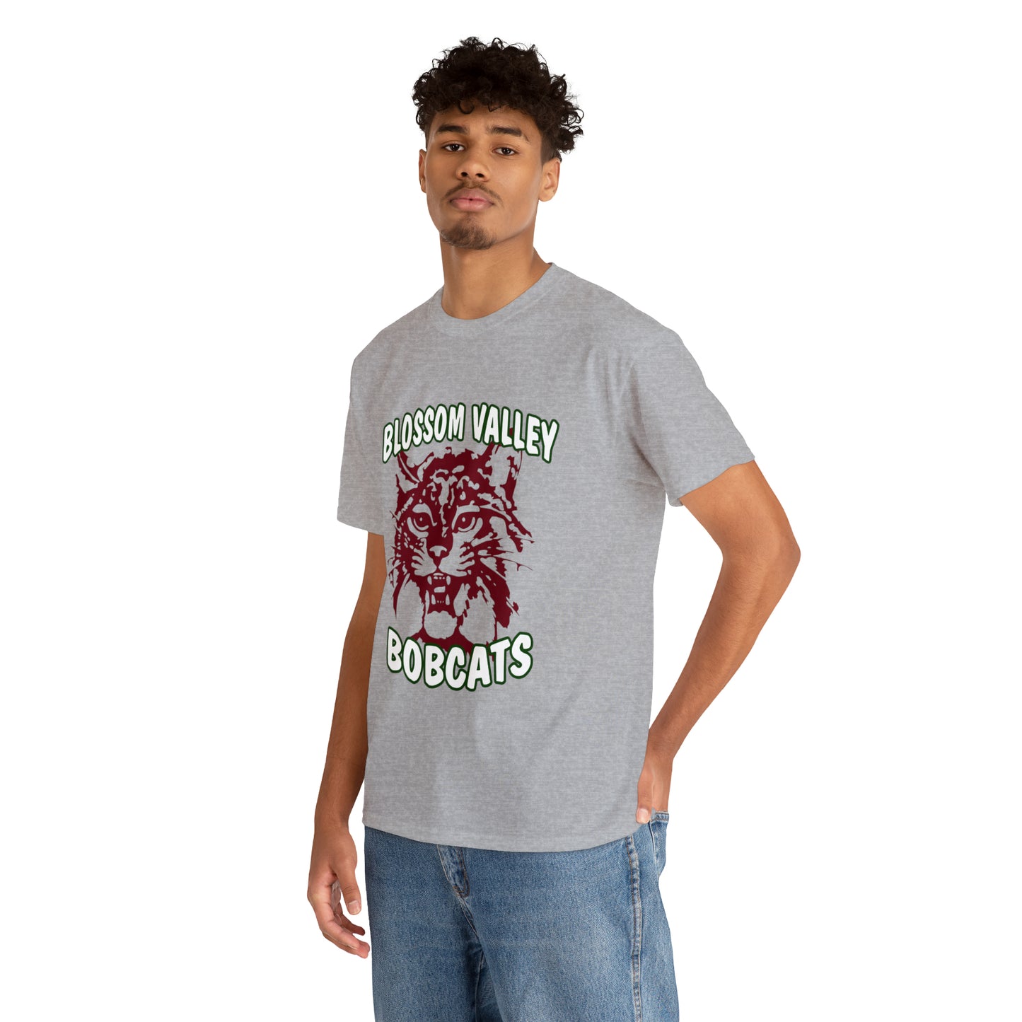 Old School Bobcats Adult Tee