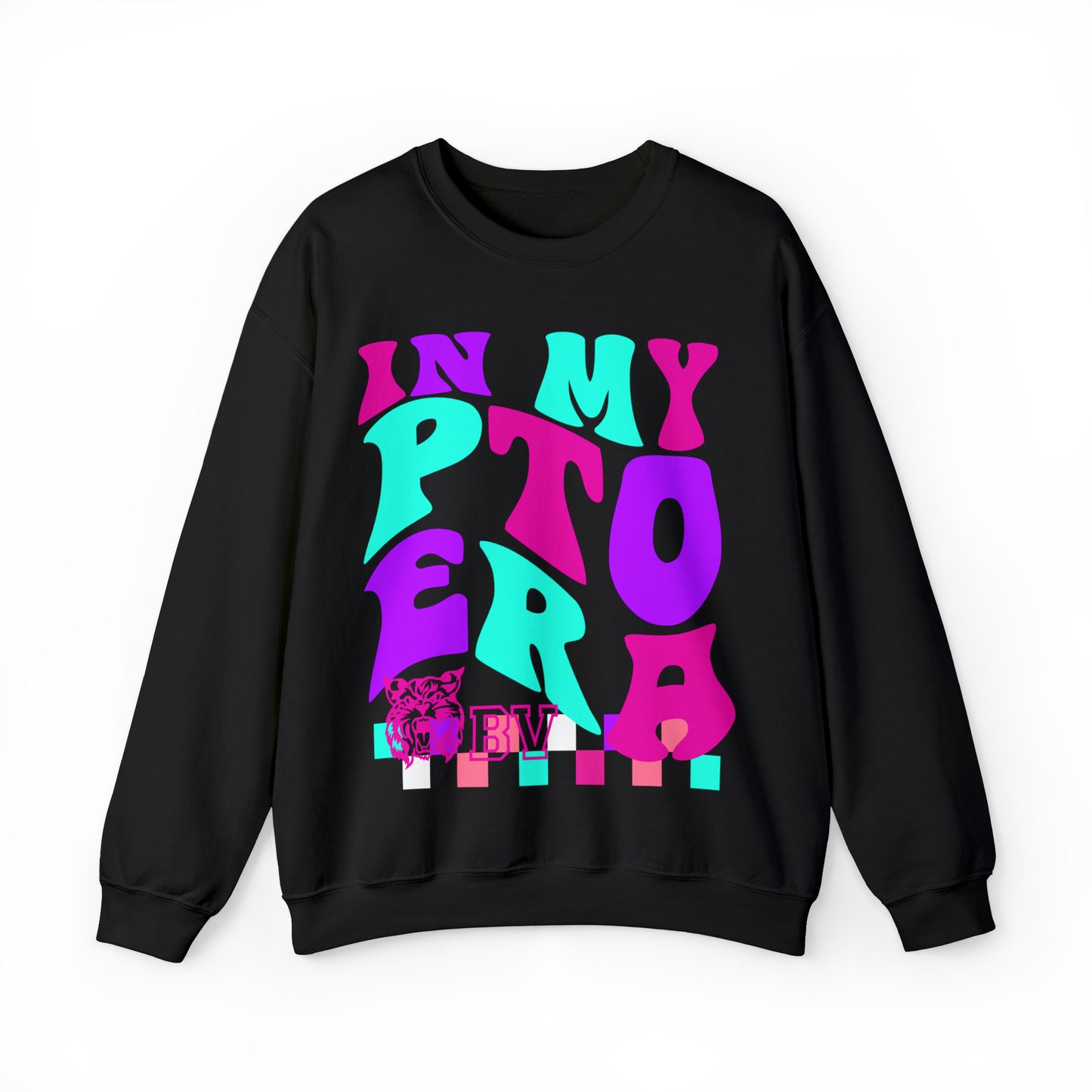 PTO Era Adult Crewneck Sweatshirt (Pink Logo)