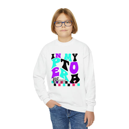 PTO Era Kids Crewneck Sweatshirt (Teal Logo)