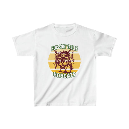 Old School Sun Bobcats Kids Tee