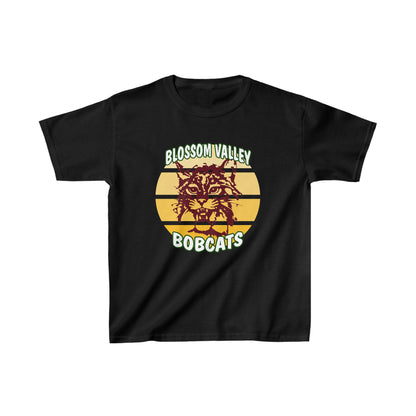 Old School Sun Bobcats Kids Tee