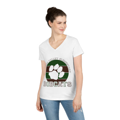 BV Paw Adult V-Neck T-Shirt
