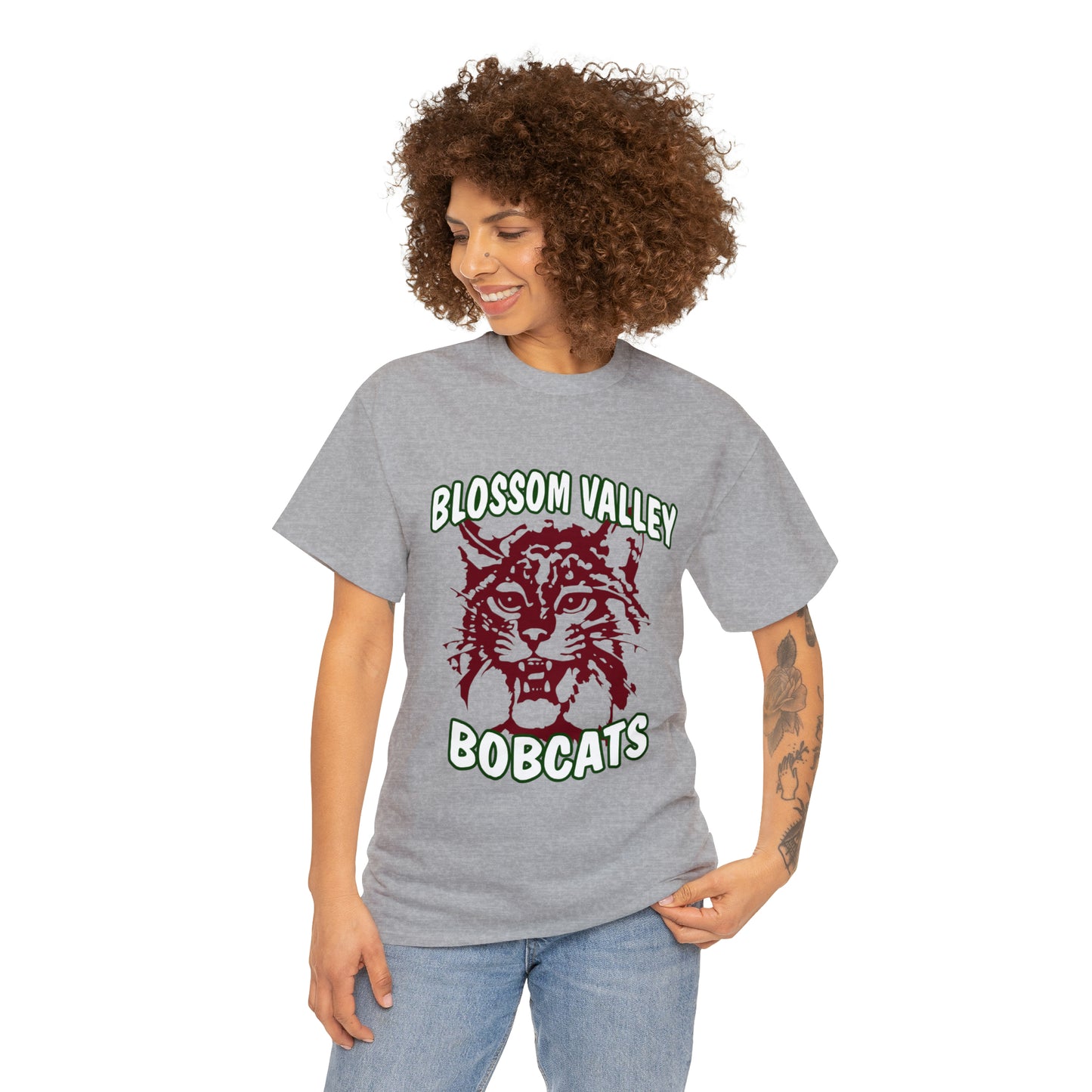 Old School Bobcats Adult Tee